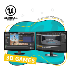 Unreal Engine 4. Игровой движок - КИБЕРшкола программирования для детей, компьютерные курсы для школьников, начинающих и подростков - KIBERone г. Лианозово