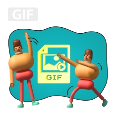 Gif-анимация - КИБЕРшкола программирования для детей, компьютерные курсы для школьников, начинающих и подростков - KIBERone г. Лианозово