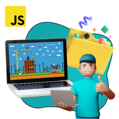 Программирование на JavaScript. Учимся создавать игры! - КИБЕРшкола программирования для детей, компьютерные курсы для школьников, начинающих и подростков - KIBERone г. Лианозово